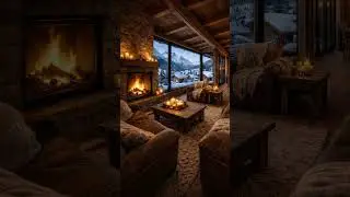 Step Into This Cozy Winter Chalet ❄️🔥