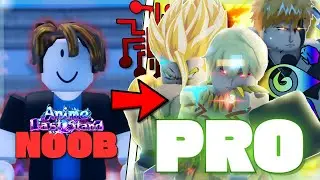 Из нуба в профессионала в аниме Last Stand Roblox!