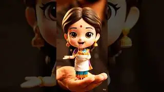 👉 Cute Doll Tasting Spicy Mutton Curry 😍 | Vv Bites by Godawari#kodikuraa