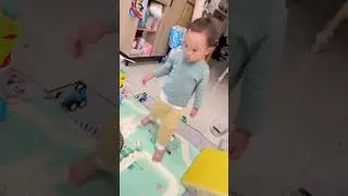 New train toy #baby #adoreble #adorably #cute #funny #cutebaby #cutebabbyboy