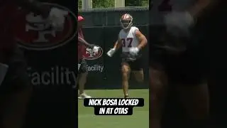 #49ers Nick Bosa looks incredible to start OTAs