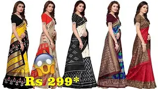 Silk Saree Diwali Collections 2019 |Latest Saree Collection Rs 399 | Diwali Sarees Shopping|