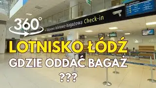 ✈️LOTNISKO ŁÓDŹ, WITAMY, 4K, FILM 360° / AIRPORT LODZ (LCJ) WELCOME, 4K, 360° MOVIE