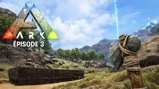 ARK SURVIVAL #3 CONSTRUCTION DE LA MAISON EN BOIS 