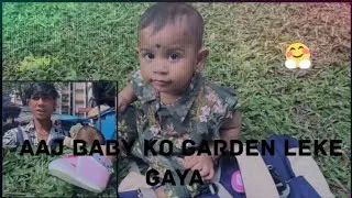 Cuffe parade ka tata garden|| aaj baby ke sath garden gaya 