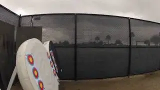 Time-lapse of indoor archery training at US Olympic Training Center (Test)