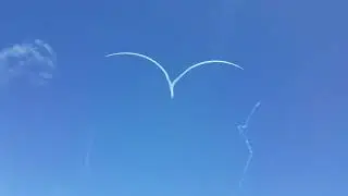 Red Arrows love heart display 30/6/2018