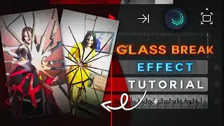 Glass Break effect Tutorial || Ae Inspired Alight Motion Tutorial || Tutorial