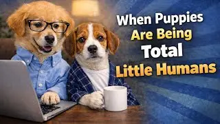 When Puppies Are Being Total Little Humans Funny Dog and Human Videos