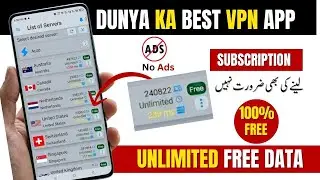 Duniya Ka Best VPN App | Unlimited Free Data | 100% Free &ndash; No Ads | No Subscription Needed