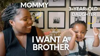 MOMMY-DAUGHTER INTERVIEW (she sang to us 🥰)