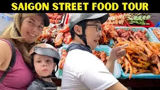 VIETNAMESE STREET FOOD TOUR ON MOTORBIKES IN SAIGON VIETNAM 🇻🇳