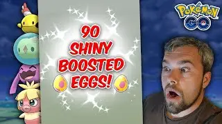 90 Psychic Spectacular ✨Shiny-Boosted✨ Eggs Hatched! Shinies & Hundos Hatched! (Pok&eacute;mon GO)