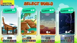 Addition and Subtraction Games for Grade 1, Kindergarten - Math Learning Game for Preschool Kids