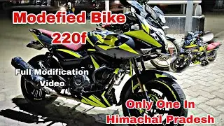 Full Modified Bike 220f //Bike Modefied Video// Pulsar220f