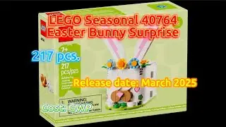 LEGO Speed Build & Review - 40764: LEGO Seasonal - Easter Bunny Surprise (Complete Build + Review)