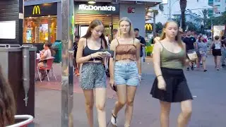 NIGHT LIFE Lloret De Mar SPAIN / Bars Clubs And Parties In SPAIN
