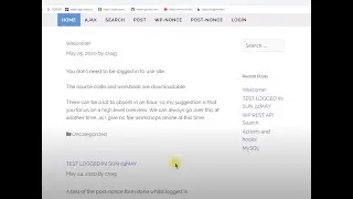 WordPress REST API and AJAX Forms and Pages Workshop