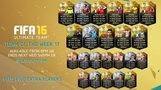 Fifa 16 TOTW 17 Ft. SIF Martial, IF Oscar, IF Defoe, TIF Slimani & More!
