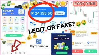 EASY WIN 24K SA CRYPTOMANIA | LEGIT OR FAKE? | REVIEW 2024😱🤑💰💸🎊