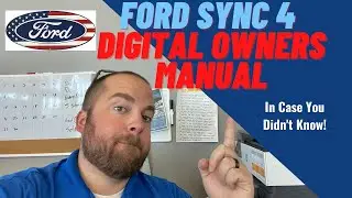 2021+ Ford Sync 4 Digital Owners Manual (In Case You Didn't Know!) #Knoxville #Ford #Sync4