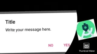 Lecture 9 : How To Use Alert Dialog In Android Studio