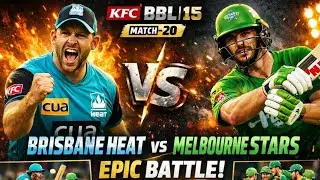 Brisbane Heat vs Melbourne Stars | BBL 20-T20 Match FULL HIGHLIGHTS 2025|Het v Str Thriller Match