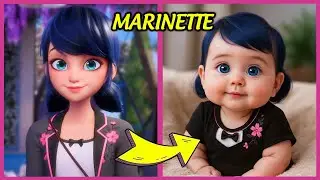 Miraculous LadyBug Characters As NEWBORN BAYBY 🐞 +  Guess The Voice Quiz | Laydybug, Cat Noir, Chloe