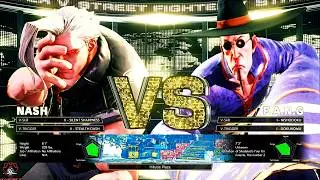 Street Fighter V: Champion Edition (SFV CE) Gameplay [PC] - Nash VS FANG [Intense Battle]