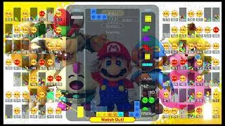 Tetris Challenge and Super Mario RPG Theme (Win a game with no tetrises or 4 widing)