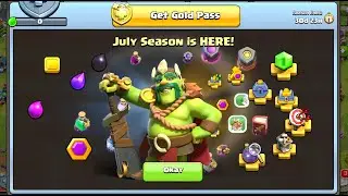 Goblin King Gold Pass 👑💰 with Exciting Rewards;  July, 2023 | Clash of Clans