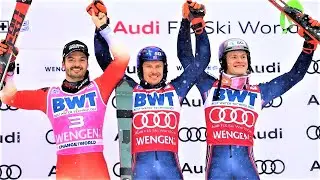 Men's Slalom - Award Ceremony - Wengen SUI - 2023