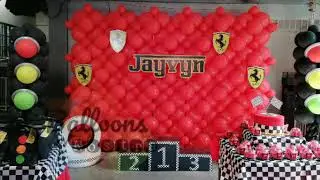 Ferrari Balloon (Ferrari themed balloon decor )