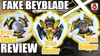 FAKE Dran Deck Set Beyblade X Unboxing Review Flame Brand  DranSword/DranDagger/DranBuster