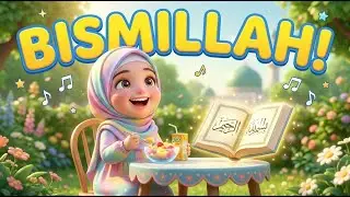 Let’s Say Bismillah 🌙 | Kids Islamic Rhyme