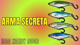 Isca Noeby 9540: Uma isca sinking, grande, pesada e extremamente chamativa#iscaartificial #noeby