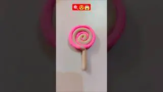 Clay Craft Ideas 🍭#clayart #diy #shortsvideo #shorts #trending #viral#2025 #clay