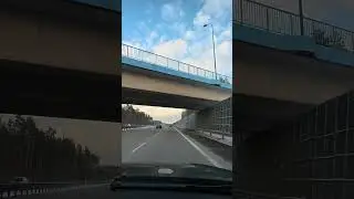Driving Warsaw S2 Bypass (POW) in Winter ❄️🚗