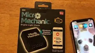 Micro Mechanic as seen on TV check why the engine light is on.