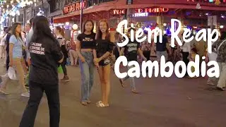 Siem Reap Walking Street Tour,Cambodia Travel