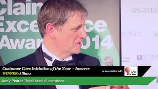 Claims Excellence Awards 2014: Customer Care Initiative of the Year - Insurer - Allianz