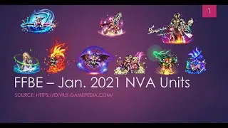 FFBE - January 2021 NVA Units Overview