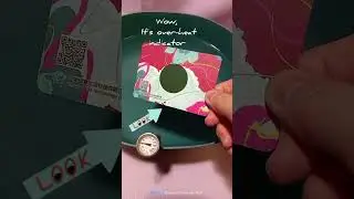 Smart thermochromic card #diy #waterbasedink #smallbusiness #tintasalalcohol #handmade #tintachina