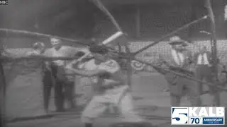 KALB broadcasts the World Series in 1954