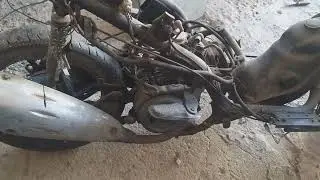Sun 150cc ou PCX da Shineray.  Retirado todo pl&aacute;stico. O que sobrou? Reforma parte 03
