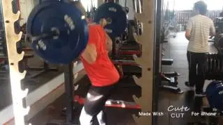 Leg day at the Mecca gym Premier fitness