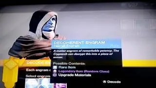 Destiny legendary engram