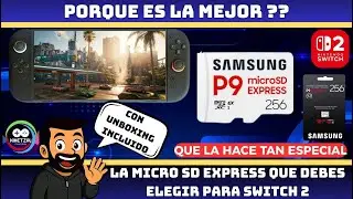 Samsung P9 microSD Express: la mejor memoria para Switch 2 velocidad y rendimiento