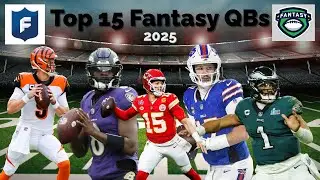 TOP 15 QUARTERBACKS NFL FANTASY 2025!!