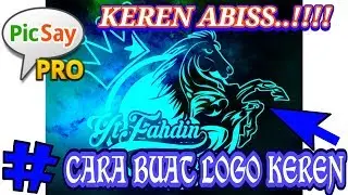 Keren Banget.!!! Cara Membuat Logo Keren Di Android | Tutorial Picsay pro